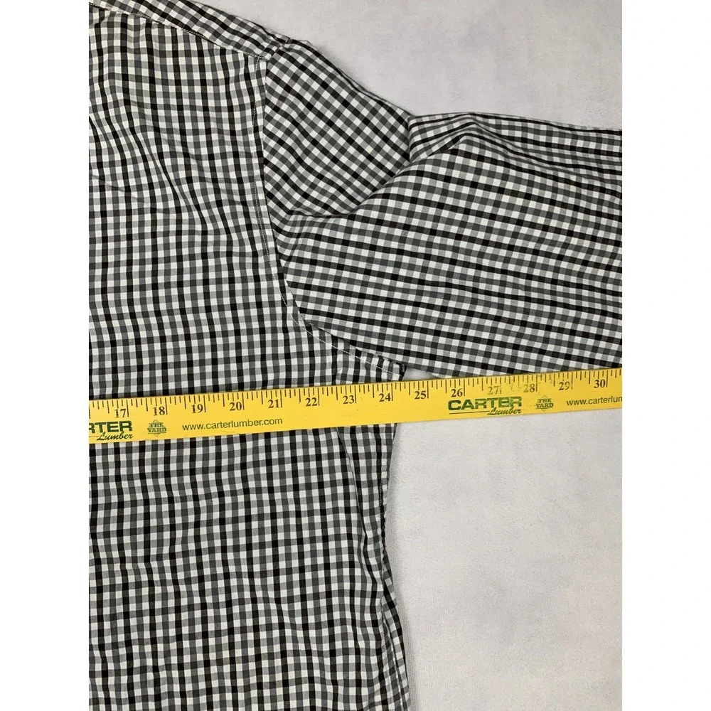 Banana Republic‎ Shirt Mens XL Check Button Up Long Sleeve Cotton